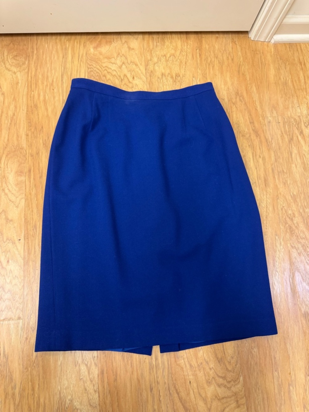 Albert Nipton Blue Suit Skirt